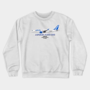 Airbus A220-300 - airBaltic "Launch Colours" Crewneck Sweatshirt